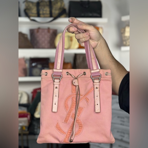 YSL Pink Tote
